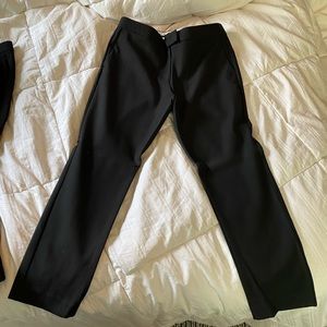 Ann Taylor Ankle Crop Skinny Black Pants Trouser 8